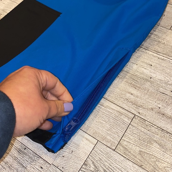 NWT!! Dare2B Insulated Men's Waterproof Ski Overall Pants Blue Size Small - Picture 14 of 15